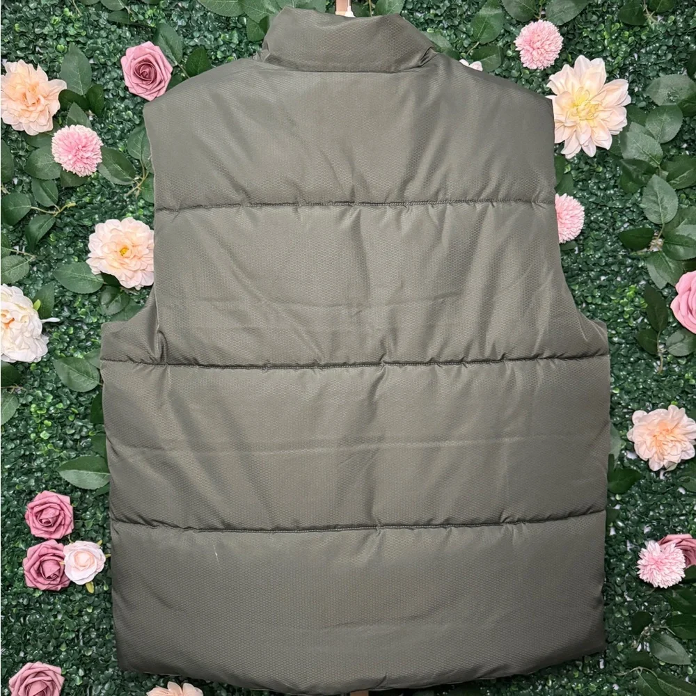 Tek Gear Men's Olive Green Puffer Vest